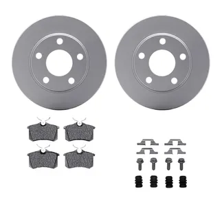 R1 Concepts WDWH1-73011 Brake Rotor- Carbon Coated W/ Ceramic Pads & Hdw